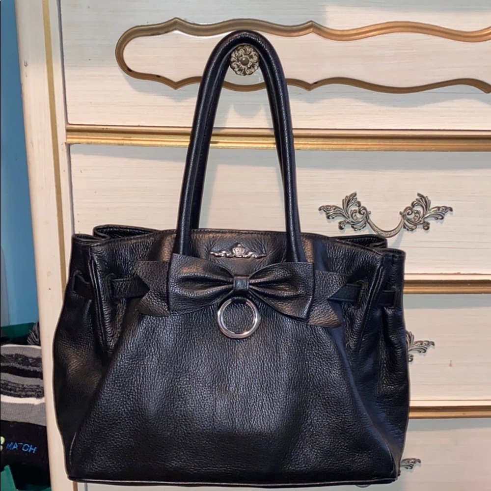 EUC MFIL My Flat in London leather bow bag